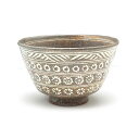 【茶道具 抹茶碗】茶碗 三島丸紋 亥 田中渓峰作