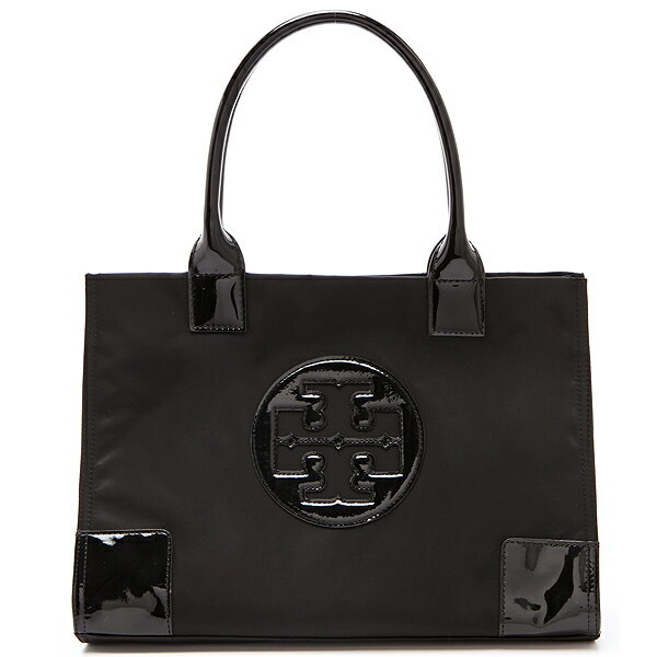 【お取り寄せ】Tory Burch トリーバーチ Nylon Mini Ella Tote ナイロン ミニ エラ トート Black ブラック 【トートバッグ ハンドバッグ 鞄 かばん】