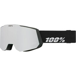 (取寄) 100% ゴーグル 100% Snowcraft Goggle Black/Silver/Mirror Silver