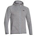 (取寄)アンダーアーマー メンズ パーカー フォレスト フル ジップ フーディ Under Armour Men's Forest Full Zip Hoodie True Grey Heather Black 【コンビニ受取対応商品】