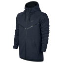 (取寄)ナイキ メンズ テック フリース フル ジップ ウインドランナー ジャケット Nike Men's Tech Fleece Full Zip Windrunner Jacket Obsidian Heather Black