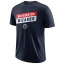 (取寄)ナイキ メンズ NBA スタックド チーム Tシャツ ワシントン ウィザーズ Nike Men's NBA Stacked Team T-Shirt ワシントン ウィザーズ Navy