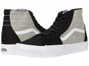 (取寄)Vans(バンズ) スニーカー スケート—ハイ Tapered ユニセックス メンズ レディース Vans Unisex Sk8 (Two-Tone Linen) Black/True White