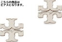 Tory Burch トリーバーチ Logo Stud Earrings ロゴ スタッズ ピアス Tory Silver トリーシルバー 【ピアス アクセサリー ジュエリー】【コンビニ受取対応商品】