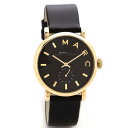 【お取り寄せ】Marc by Marc Jacobs マークバイマークジェイコブス Leather Baker Watch レザー ベイカー ウォッチ Black ブラック【革バンド 腕時計 時計 レディース watch】 02P30Nov14