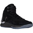 アンダーアーマー メンズ バッシュ カリー1 ラックス ミッド ステファンカリー バスケットシューズ USA限定モデル UNDER ARMOUR Men's CURRY 1 LUX MID Black/Metallic Silver/Black 1296617 100 【コンビニ受取対応商品】