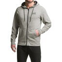 アンダーアーマー メンズ フルジップ パーカー スポーツスタイル フリース フーディ スウェット 灰 グレー Under Armour Men's Sportstyle Fleece Hoodie【コンビニ受取対応商品】