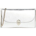 (取寄)ケイトスペード ルラ メタリック クラッチ Kate Spade New York Lula Metallic Clutch Silver