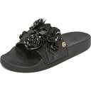 ()Tory Burch Blossom Slides g[o[` ubT XCh Black