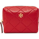 ()Tory Burch Georgia Small Makeup Bag g[o[` W[WA X[ CNAbv obO Liberty Red