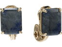 (取寄)ローレン ラルフローレン レディース クリップ ストーン ボタン ピアス LAUREN Ralph Lauren Women's Clip Stone Button Earrings Gold/Lapis