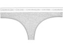 (取寄)カルバンクライン アンダーウェア レディース ワン コットン + フル トング Calvin Klein Underwear Women's One Cotton Average + Full Figure Thong Grey Heather