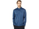 (取寄)アディダス メンズ クラブ リサイクル マテリアルズ 1/4 ジップ プルオーバー adidas Golf Men's Club Recycled Materials 1/4 Zip Pullover Crew Navy