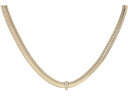 (取寄)ローレン ラルフローレン レディース スネーク チェイン カラー ネックレス LAUREN Ralph Lauren Women's Snake Chain Collar Necklace Gold/Crystal