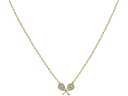 (取寄) ケイトスペード グイーン ザ コート ミニ ペンダント ネックレス Kate Spade New York Queen Of The Court Mini Pendant Necklace Cream Multi