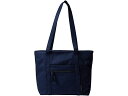 (取寄) ヴェラ ブラッドリー コットン スモール ヴェラ トート バッグ Vera Bradley Cotton Small Vera Tote Bag Classic Navy 2