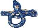 (取寄) ベッツィジョンソン レディース スネーク ヒンジ バングル ブレスレット Betsey Johnson women Betsey Johnson Snake Hinge Bangle Bracelet Blue