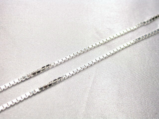 Silver925ベネチアンチェーン150幅1.5mm50cmシルバーチェーン　188-079