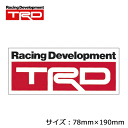 TRD / ティーアールディー TRD Bタイプステッカー ...
