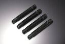 JURAN / ジュラン ハブスタッド JHS-14 六角穴付き 4本入り ■ M14×P1.25 全長68mm ■ 炭素鋼製 黒色亜鉛メッキ仕上げ ■ ハブスタッドボルト ハブボルト