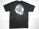 SANTACRUZ サンタクルーズ x MARVEL マーベルコミックス コラボ Punisher パニッシャー ハンド T 黒 ブラック