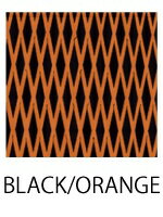 【受注生産】　ハイドロタフ　デッキマット　ツートンカラー　ダイヤパターン　シール　 YAMAHA　ブラック　x　オレンジ