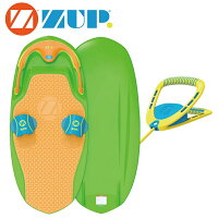 ZUP BOARD2 ザップボード2 グリーン×オレンジ ボード＆ハンドルセット 39694 トーイング ウエイク サーフィン 水上オートバイの画像