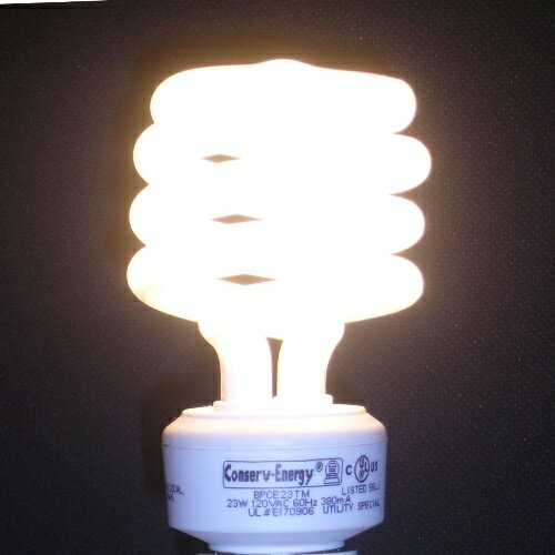 FEIT 純正 100ワットの明るさを20ワット（実測値）で実現する 100W形 メーカ2年保証品 LED より明るい 省エネ エコ 省コスト 電球色 電球型蛍光灯 CFL 卸価格人間(脳)に 安全な電球光　FEIT 純正 100ワットの明るさを20ワット,電気代1/5で実現する 省エネ電球 100W形 2年保証付 卸価格 LEDよりエコ