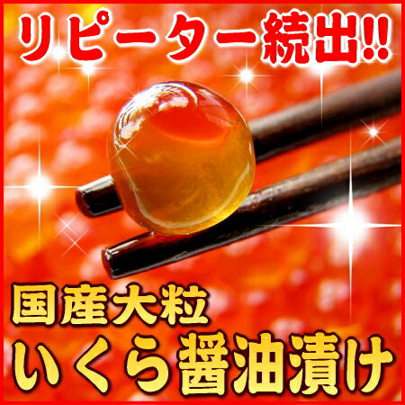 【三陸産】大粒 いくら 醤油漬け 500g 大特価♪【贈答ギフト】イクラ %OFF 通販 食品