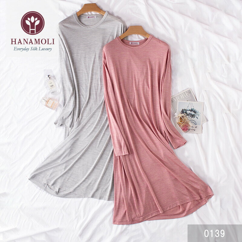 ニット シルクワンピース 杢カラー シルク ワンピース