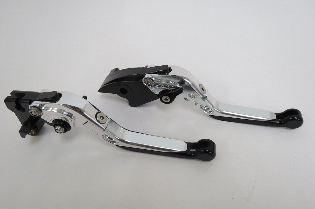 CBR600RR 03 04 05 06 CBR954RR 2002-2003 可倒式 ダブルビレットレバー 銀