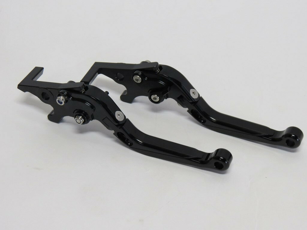 t-max TMAX 500 2001-2007 CNC ブレーキレバーセット 角度調整 長さ調整 可倒式 B 黒