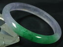 ■龍香堂■☆ミャンマー氷種翡翠(アイスジェダイト)バングル56mm(k24)
