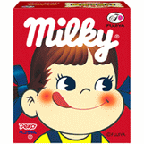 ●不二家 ペコちゃん ミルキー箱 7粒x10入【1ボール】c12t2北海道産の濃厚なれん乳を使用したソフトキャンディ