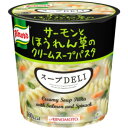 ●クノール スープDELI サーモンとほうれん草のクリームスープパスタ 40.3g■c6t6#60-10