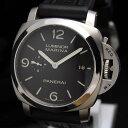 ◆パネライ PANERAI◆ メンズ時計/ルミノール1950マリーナ/3DAYS/SS×ラバー/裏スケ/黒 