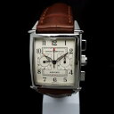 ◆ジラールペルゴ GIRARD PERREGAUX◆ メンズ時計/ヴィンテージ1945/クロノ/SS×クロコ/アイボリー 