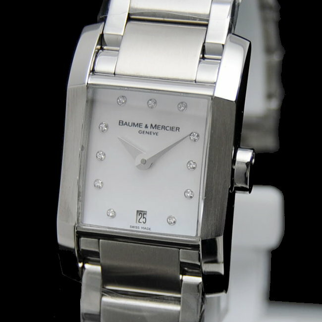 ボーム＆メルシエ Baume&Mercier レディース時計/ディアマント/11PD/1PD/SS/ホワイトシェル 【LW261】