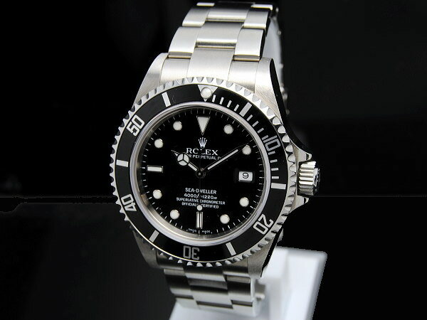 ◎ロレックス ROLEX◎ メンズ/シードウェラー/16600/SS/黒 【RO212】【税込価格】【質屋出店】【中古】【あす楽対応】