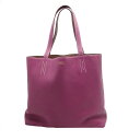 ■エルメス HERMES■ トートバッグ/ドゥブルセンス45/トリヨンクレマンス/ブラウン×ブーゲンビリア/□Q刻 【BAG3105】【税込価格】【質屋出店】【中古】【あす楽対応】