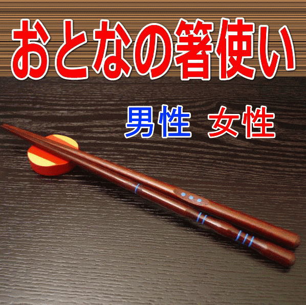 　送料無料【お箸の持ち方】箸使い 躾箸 しつけ箸　漆 大人用23cm、21cm（　右利き　左利き　）【矯正箸】三点支持箸【セール】【smtb-tk】【smtb-k】【w2】左利き右利き【osaka_HL2dai_SP】コンプレックス解消!!お箸の達人