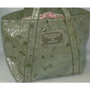 【中古】本物美品女性用アンテプリマカーキ防水加工39センチトート ○C6-703