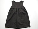 【SALE!】■マキエ/MAKIE■115cm ワンピース/ジャンパースカート 茶×グレー【中古 USED】子供服 キッズ kids 女の子 秋冬