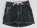 【スーパーSALE!】●アルマーニ ジュニア/Armani Junior●100cm 水着/海パン 黒インナーパンツ付き 水遊び プール 海水浴 旅行【中古 USED】子供 キッズ kids 男の子