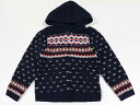 ‡ラルフローレン/Ralph Lauren‡120cm ニットブルゾン/セーター フード裏フリース 紺【中古 USED】子供服 キッズ kids 女の子 秋冬