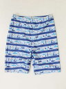 【新入荷!】□ファミリア/familiar□120cm 海パン/水着 青系ボーダー 水遊び プール 海水浴 【中古 USED】子供服 キッズ kids 男の子
