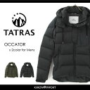■TATRAS タトラス ダウン メンズ■フード付きバックロングテールカットダウンジャケット【OCCATOR】【サイズ1?6】【2カラー】tat-m-o-49-417