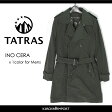 ■TATRAS タトラス ダウン メンズ■取外し可ダウンベスト付き ロング丈 ナイロン トレンチコート【INOCERA】【サイズ2(S)】【D.GREEN】tat-m-o-49-425