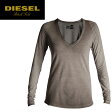 ★DIESEL BLACK GOLD ディーゼル ブラックゴールド レディース★シルク混 Vネック 色ムラ加工 カッ...