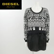 ★DIESEL BLACK GOLD ディーゼル ブラックゴールド レディース★リボン付き チュニック 切替 カッ...